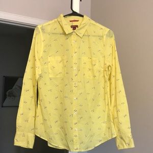 Merona Yellow Button-down
